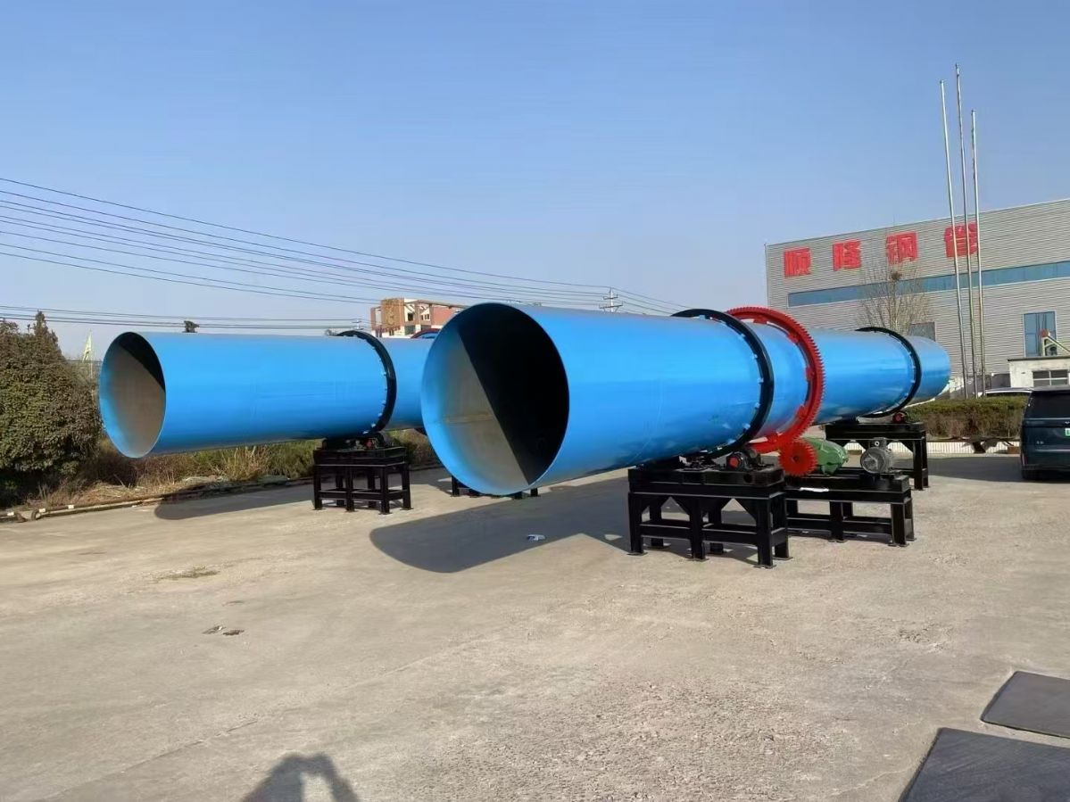 轉(zhuǎn)讓二手滾筒烘干機(jī) 一套1.5米X15-1.8X18米滾筒式烘干機(jī)