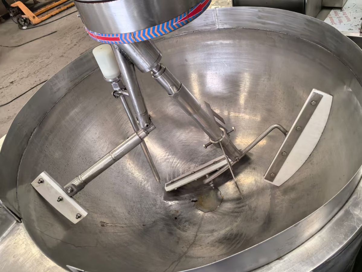 轉(zhuǎn)讓二手行星炒鍋 一臺容積500L全自動電磁加熱行星炒鍋