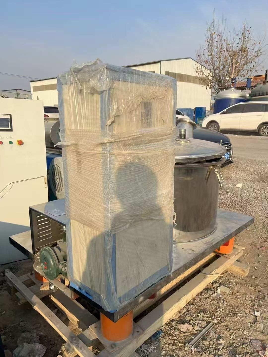 轉讓二手平板離心機 一臺直徑800型賽德力產平板吊帶離心機