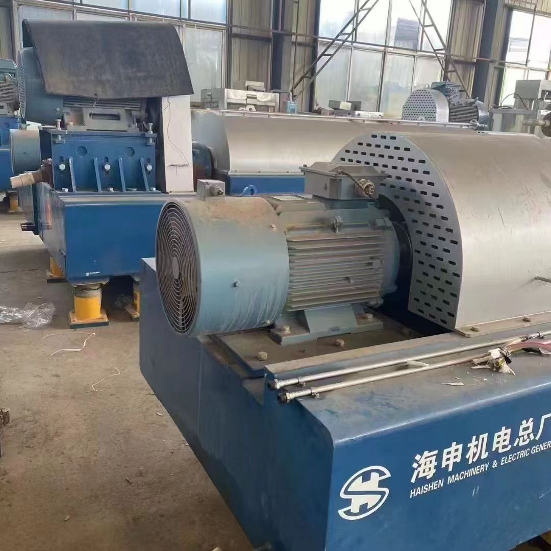 轉(zhuǎn)讓二手臥螺離心機 兩臺620型海申機電產(chǎn)兩項分離臥螺沉降離心機