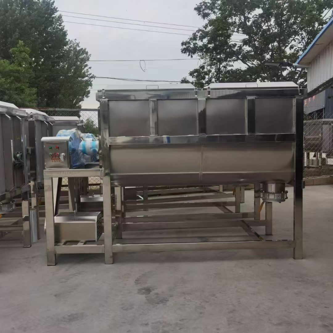 轉(zhuǎn)讓二手螺帶混合機(jī) 容積1-5立方食品級拋光螺帶混合機(jī)