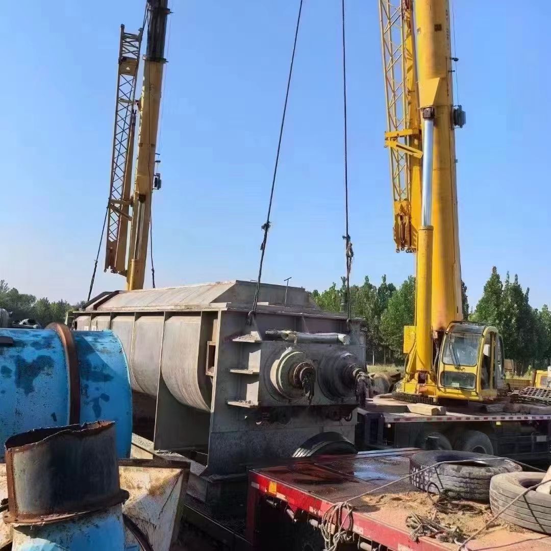 轉(zhuǎn)讓二手槳葉干燥機(jī) 兩臺(tái)180平方空心式槳葉干燥機(jī)