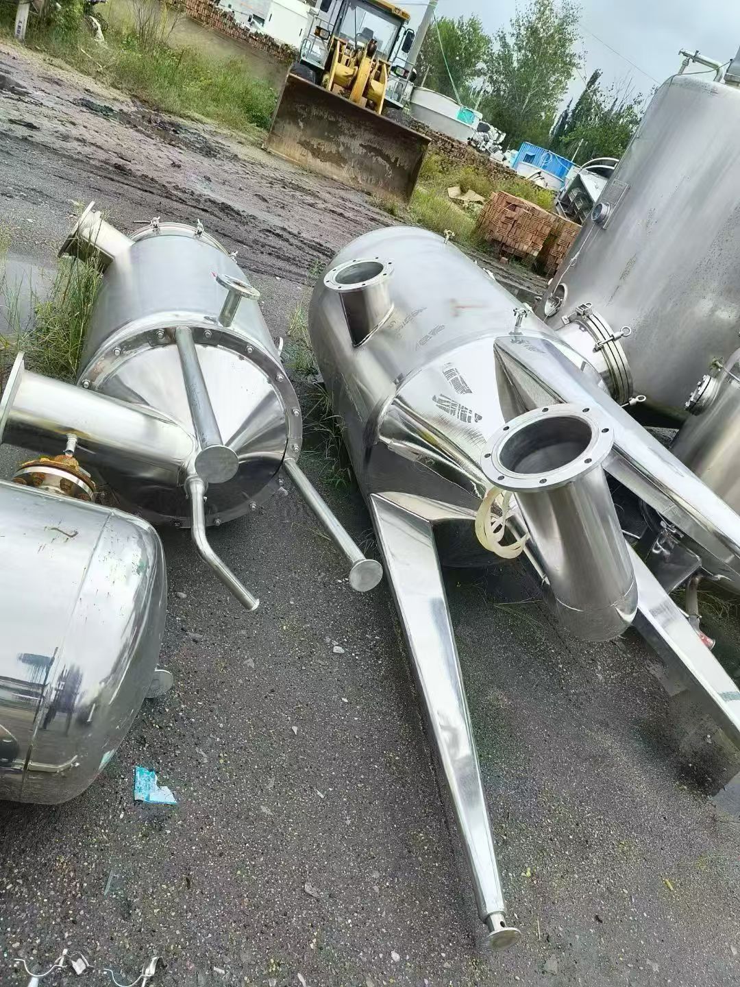 转让二手浓缩蒸发器 一套手续2000升食品级浓缩蒸发器