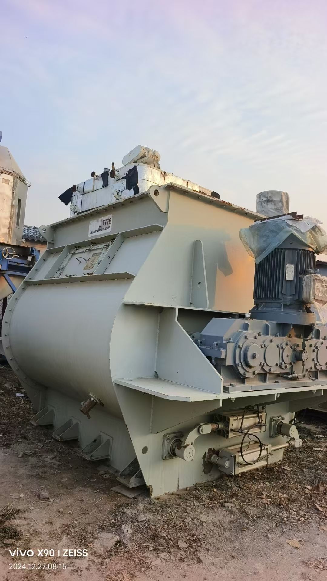 轉(zhuǎn)讓二手雙軸混合機 一臺容積10立方無重力雙軸槳葉混合機