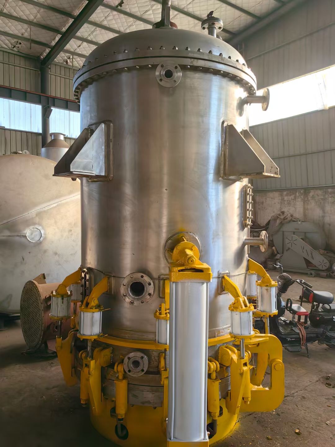 轉讓二手微孔過濾機 一臺40平方材質316L精密微孔過濾機