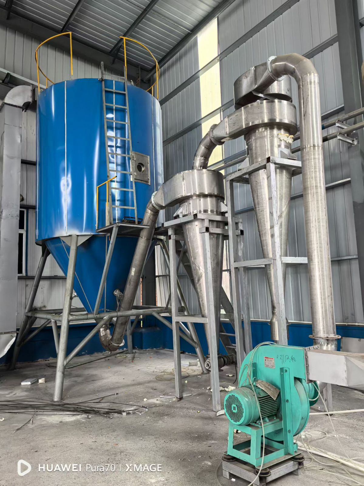 转让二手喷雾干燥机 一套100型电加热离心式喷雾干燥机