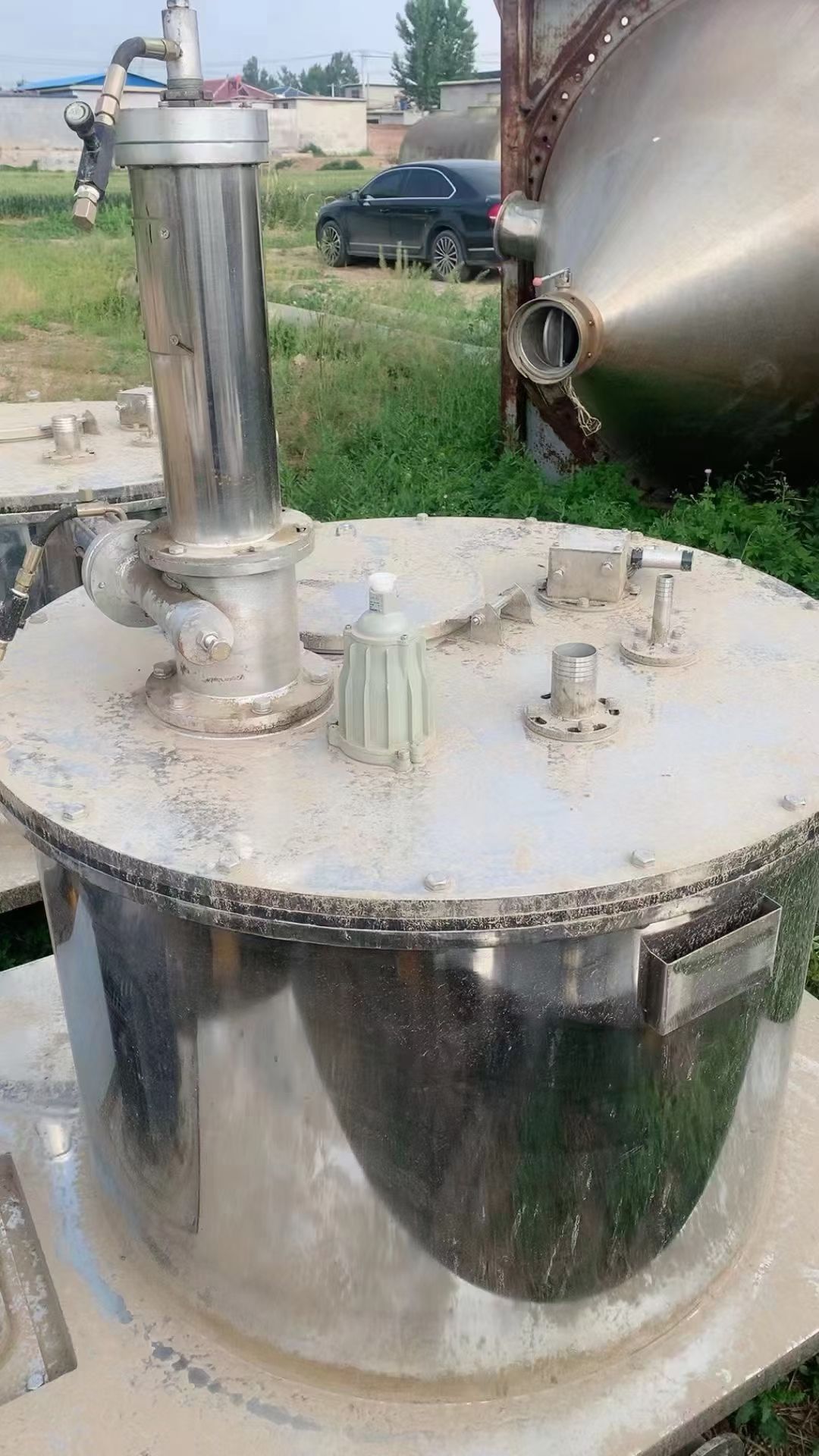 轉讓二手平板離心機 10臺直徑一米材質2205平板刮刀離心機