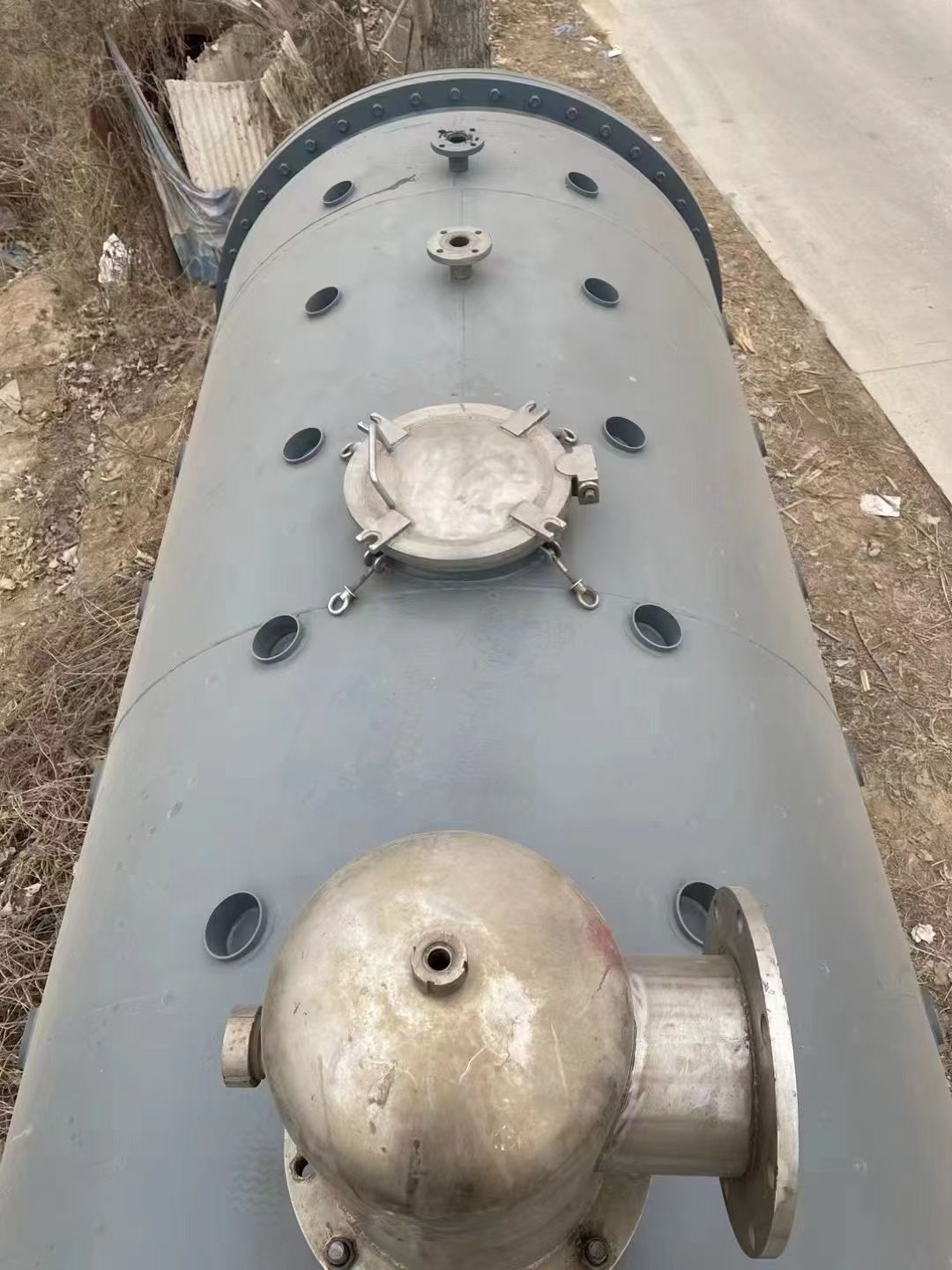 轉讓二手耙式干燥機 一臺容積10立方真空耙式干燥機