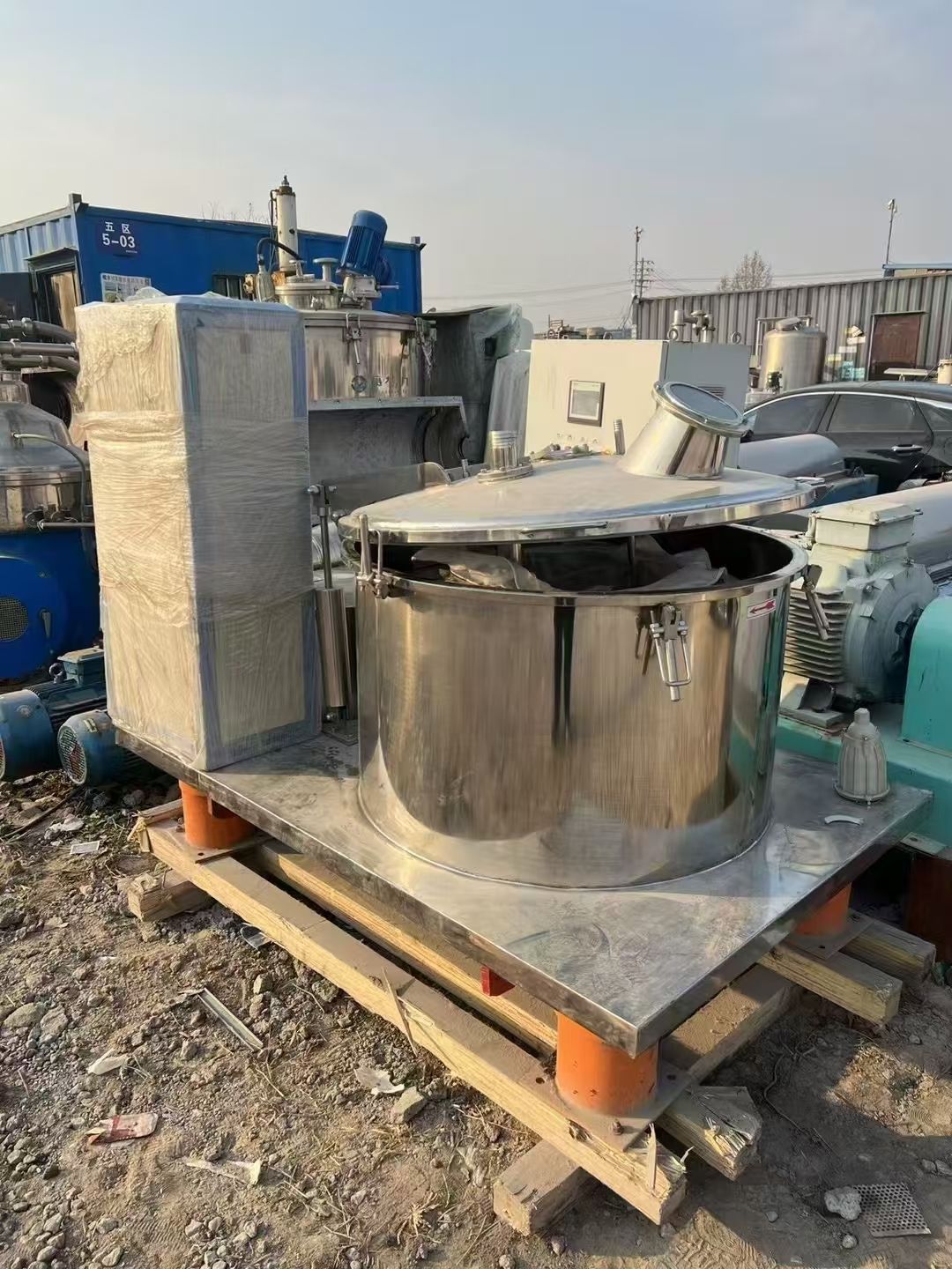 轉讓二手平板離心機 一臺直徑800型賽德力產平板吊帶離心機