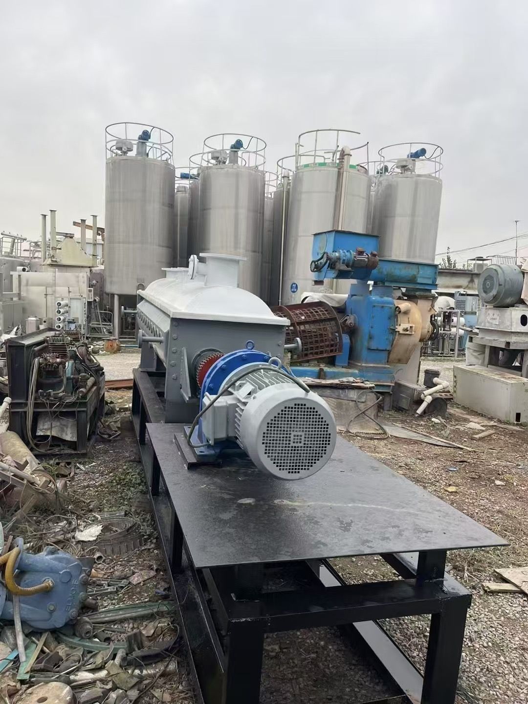轉(zhuǎn)讓二手槳葉干燥機 一臺面積10平方空心式槳葉干燥機