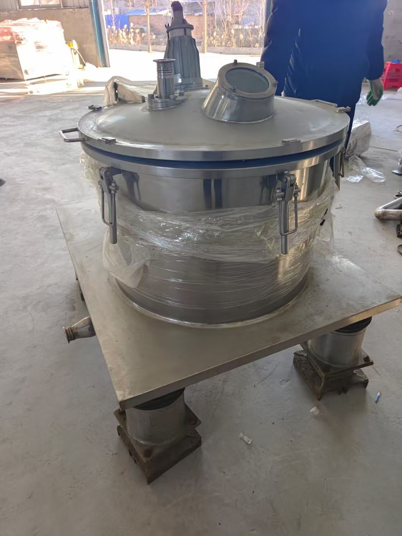 轉(zhuǎn)讓二手平板離心機(jī) 一臺(tái)直徑600型平板式密閉離心機(jī)