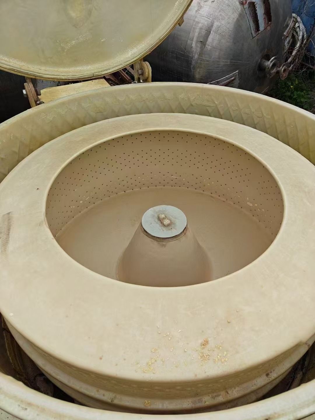 轉讓二手襯塑離心機 一臺1200型平板襯塑防爆密閉式離心機
