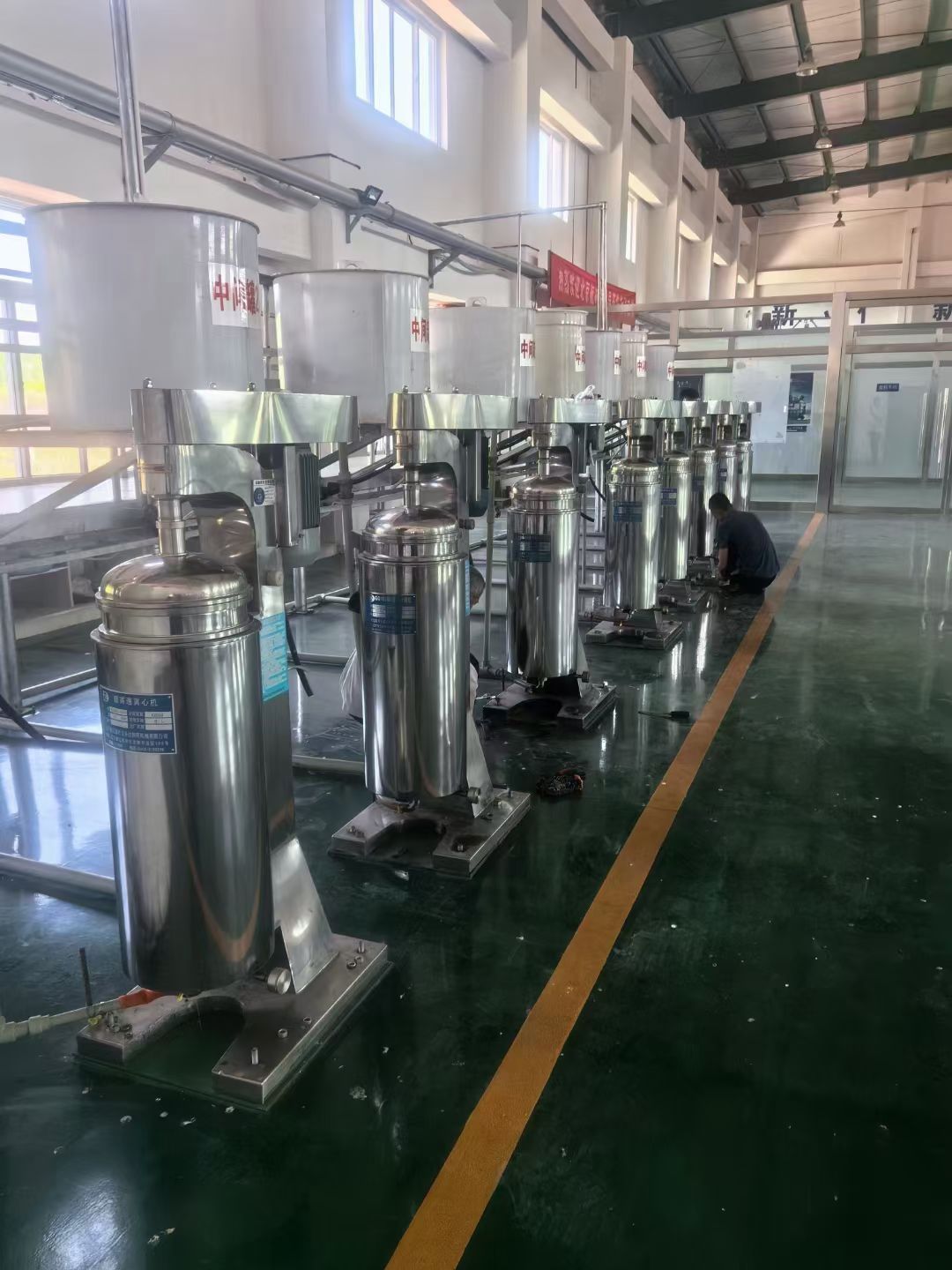 轉(zhuǎn)讓二手管式分離機 10臺150型高速管式分離機