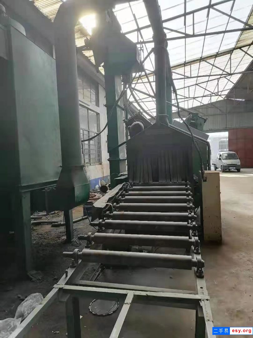 出售履帶 吊鉤  通過式拋丸機