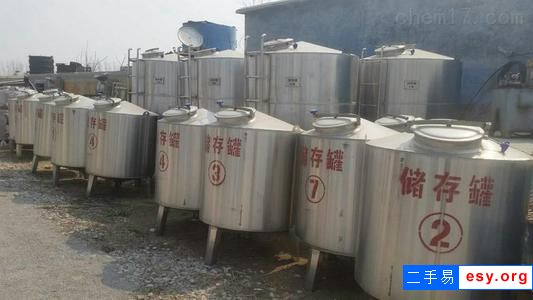二手不銹鋼儲罐