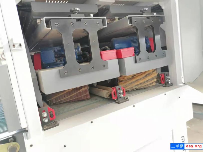 出售九成新二手木工機械設備威特動力1300曲線柔性砂光線木工砂光機