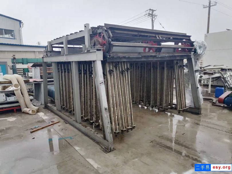 出售八成新二手木工機(jī)械設(shè)備30排風(fēng)車式液壓拼板機(jī)木工拼板機(jī)