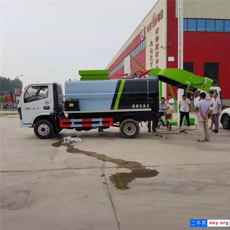 餐廚垃圾車 二手掛桶垃圾車