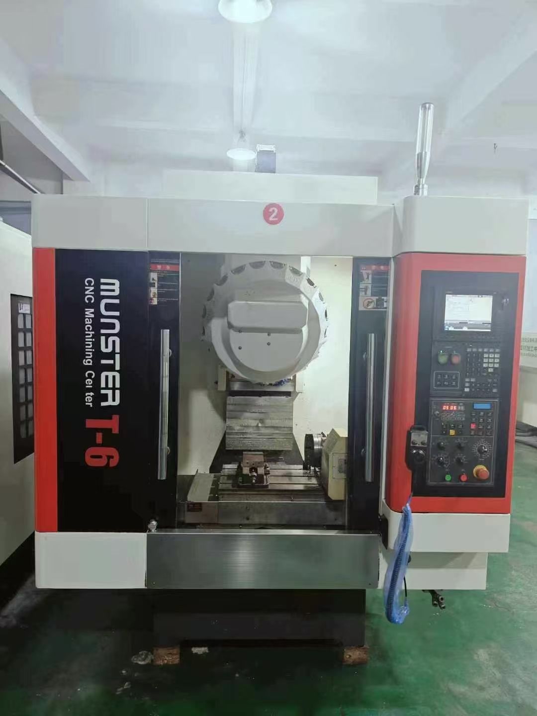 上新銘斯特T600鉆攻機(jī)，三菱*款M80系統(tǒng)，帶原裝譚佳四軸，主軸兩