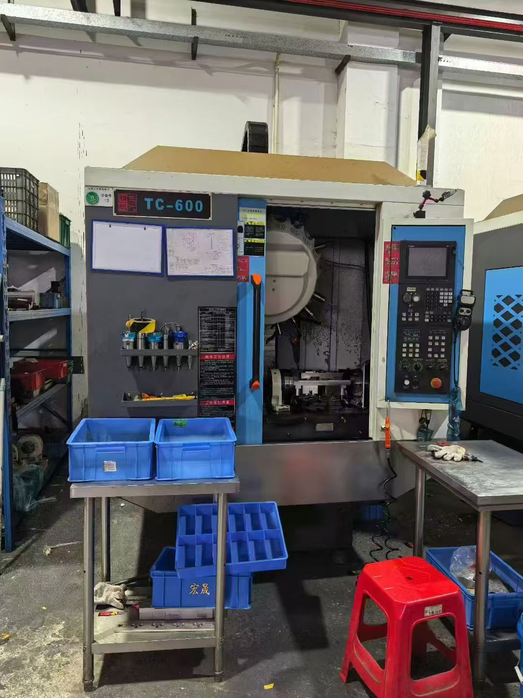 原装台湾东台QVM-1100重型加工中心,三轴线轨