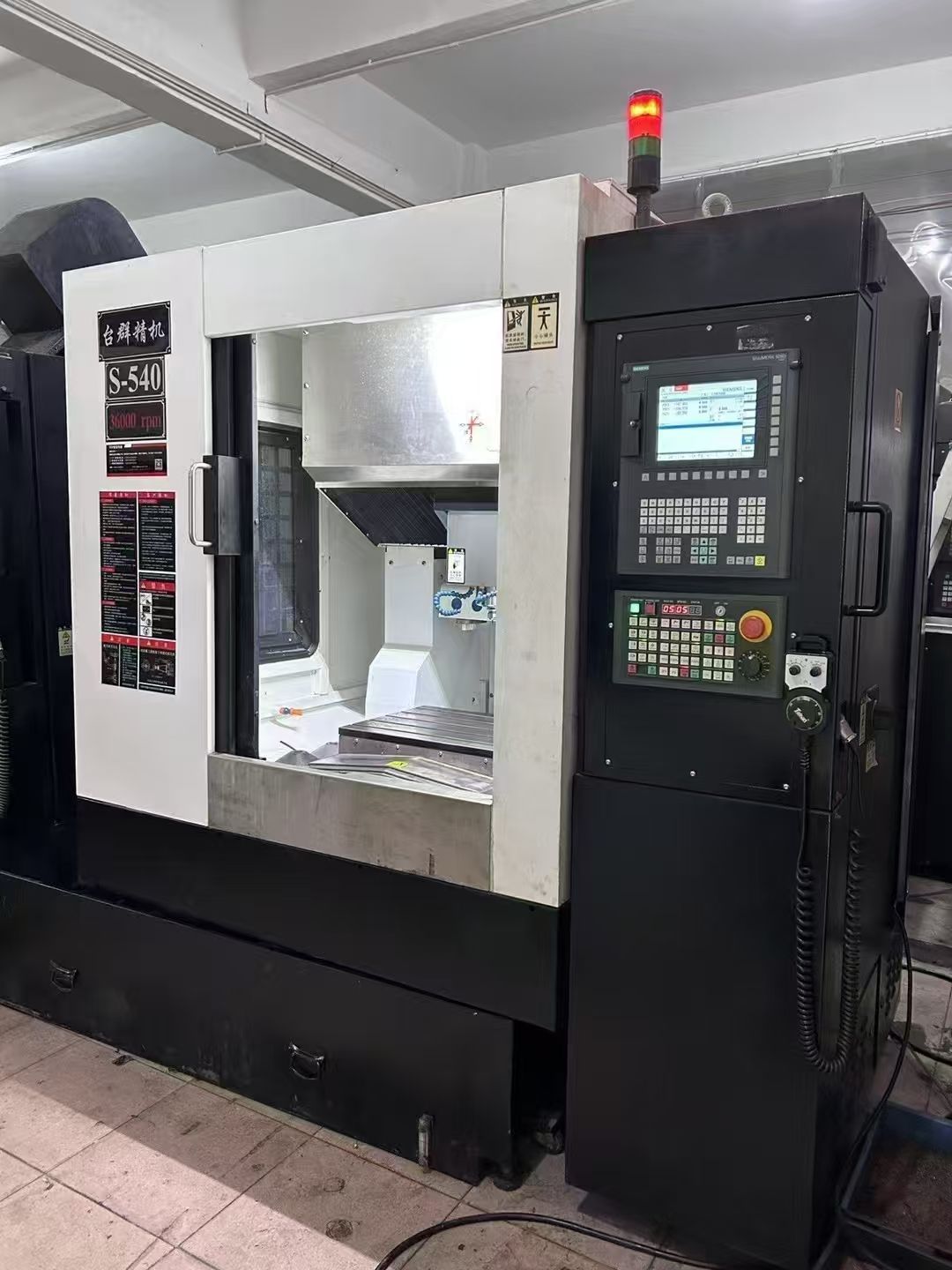 新到一批25臺精品臺群S540A高速精雕機,主軸ISO25,36000