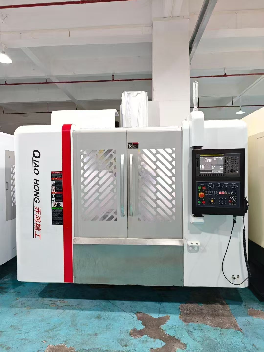 機(jī)況超好，雙胞胎喬峰v65三線軌加工中心，三菱M70系統(tǒng)