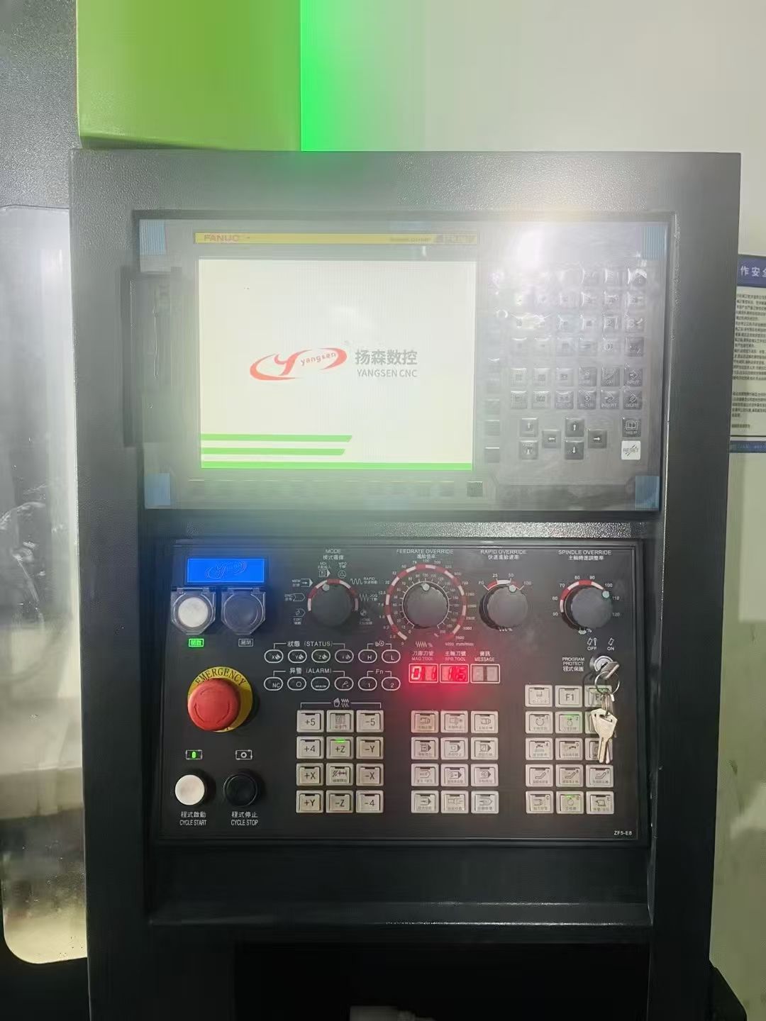 到貨一臺次新?lián)P森1265重型三線加工中心