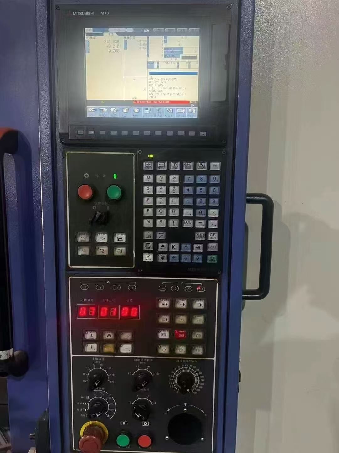 性價比超高，麗池870龍門雕銑機、三菱m70、BT40、