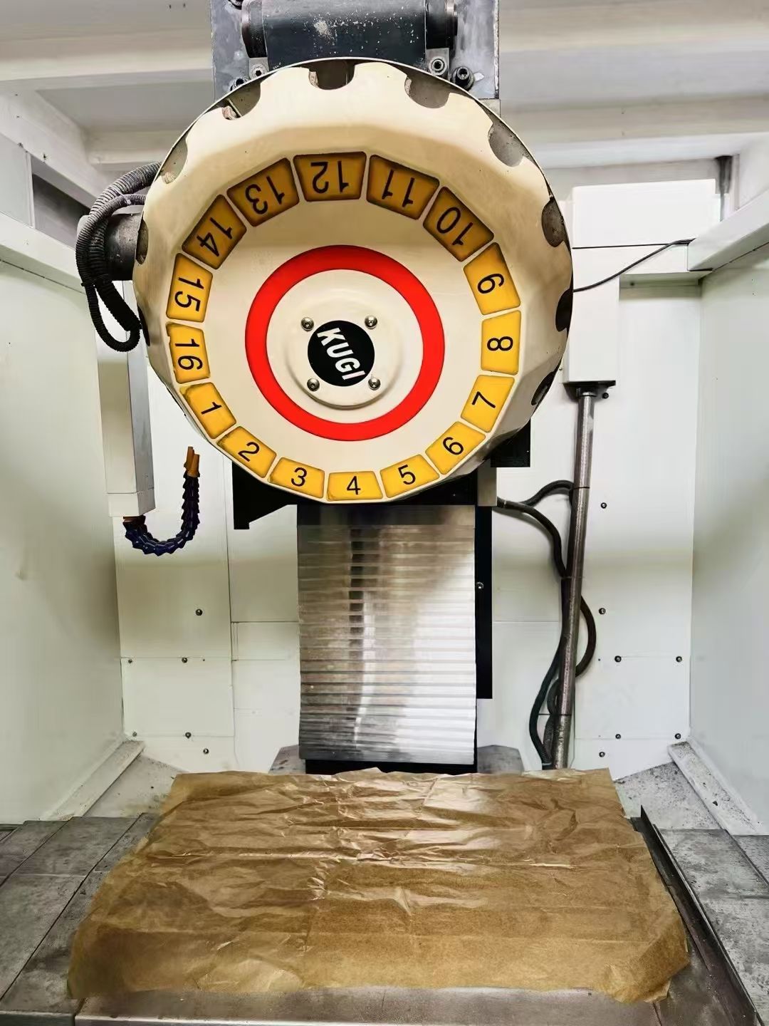 協(xié)力T6鉆攻機(jī)，Z軸加高100，主軸鼻端到工作臺53