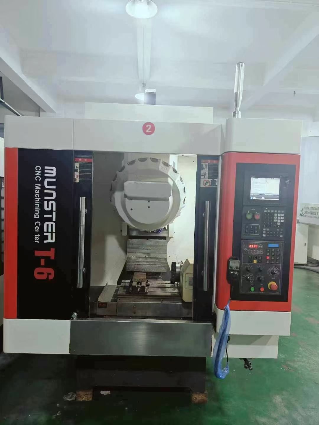 上新銘斯特T600鉆攻機(jī)，三菱*款M80系統(tǒng)，帶原裝譚佳四軸，主軸兩