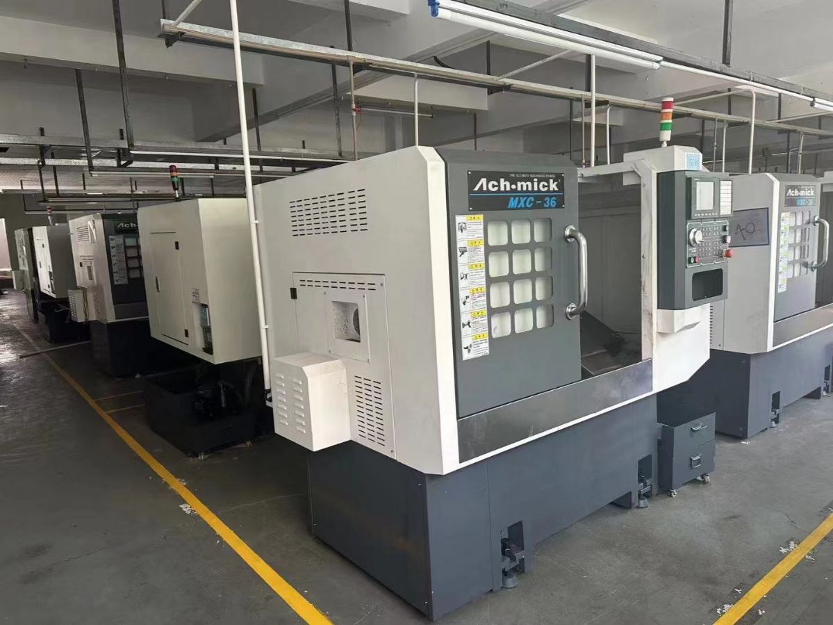 只打了樣品的60臺(tái)新機(jī)，米克36數(shù)控斜軌車床，臺(tái)灣新代系統(tǒng)，臺(tái)灣鍵椿主