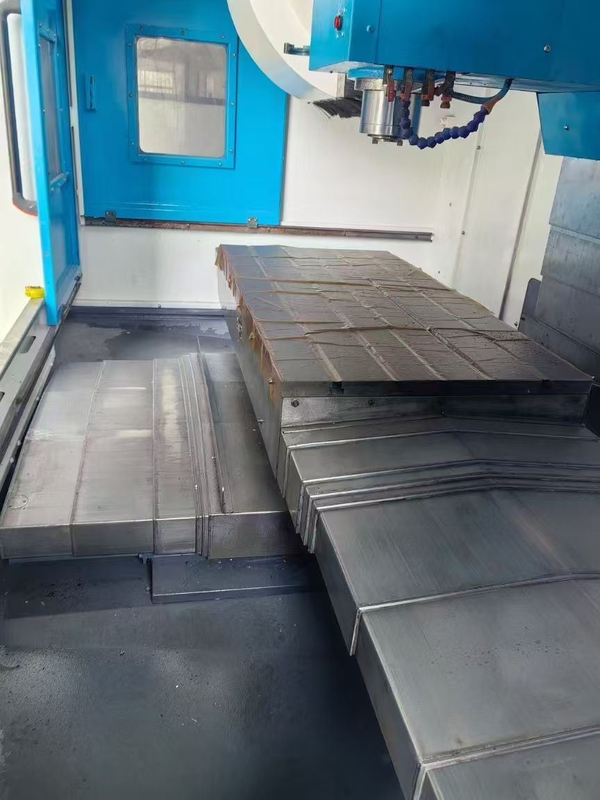 準新正代v1370三線軌加工中心，三菱M80*系統(tǒng)