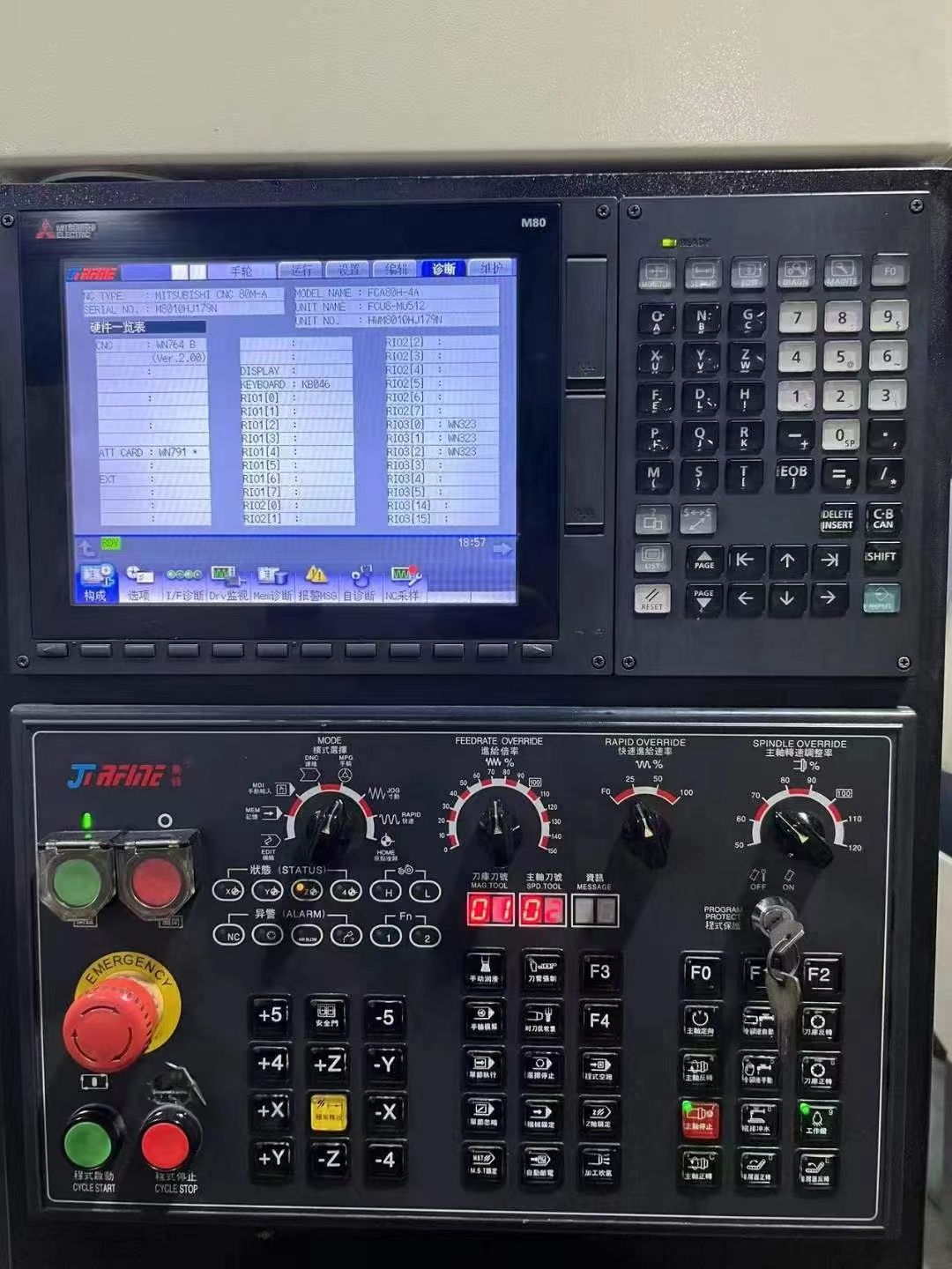 急售喬峰VH-85三菱M80A系統(tǒng)、螺距12的、原版原漆、喜歡來聊