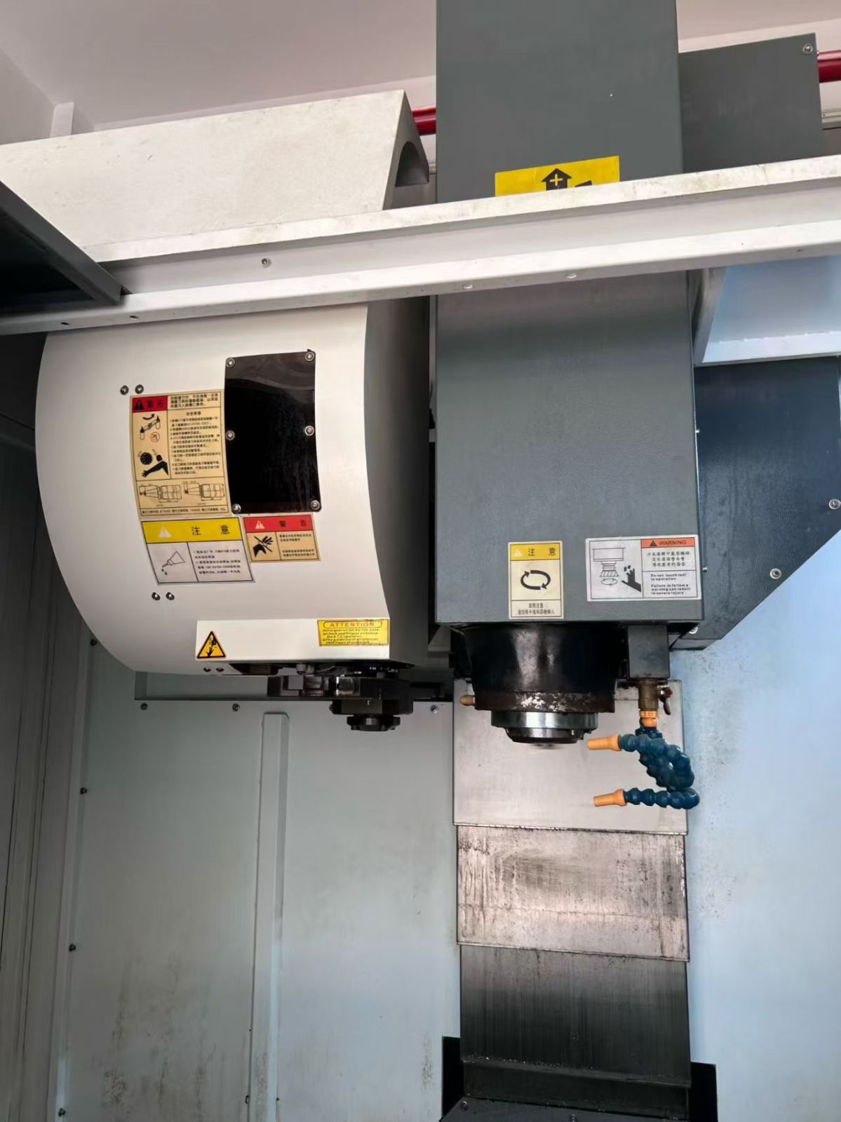 刚到宝勤Ⅴ850三线,BT40直联12000转法兰克MF系统