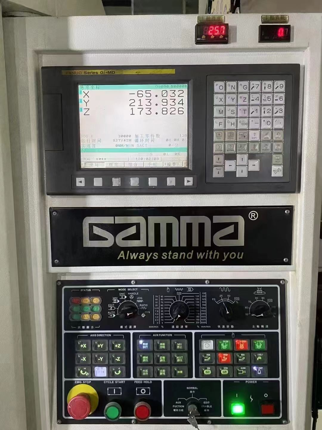 原裝臺灣伽瑪重型高配GV-650L高速精雕機(jī)，發(fā)蘭克MD系統(tǒng)，HSK-