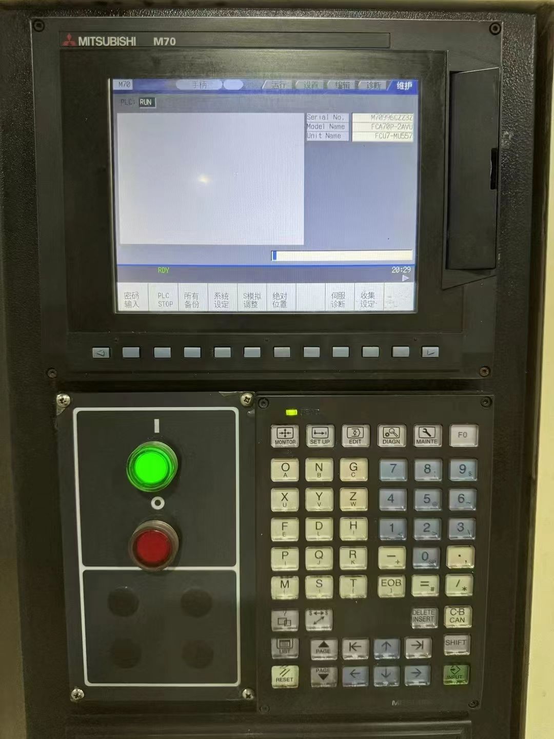 喬峰V6 同款還有5??臺三菱M70A系統(tǒng) BT40主軸12000轉三