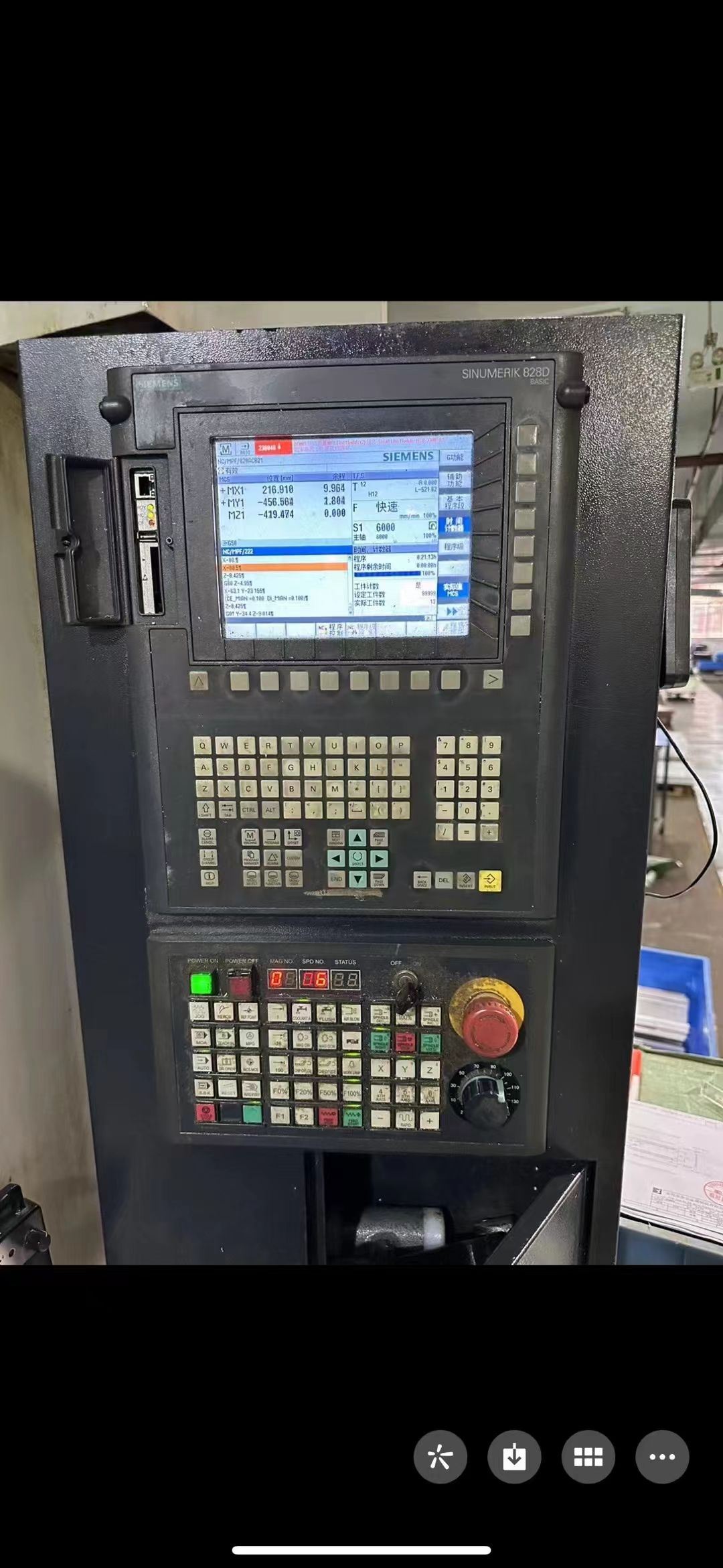 工廠在位一批正代1370，三軸重型線軌，帶機(jī)械手刀庫(kù)，重型床身鑄件