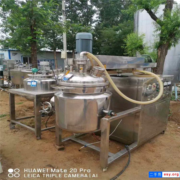 二手真空乳化機(jī) 化妝品乳化機(jī) 30升實(shí)驗(yàn)室乳化機(jī)出售
