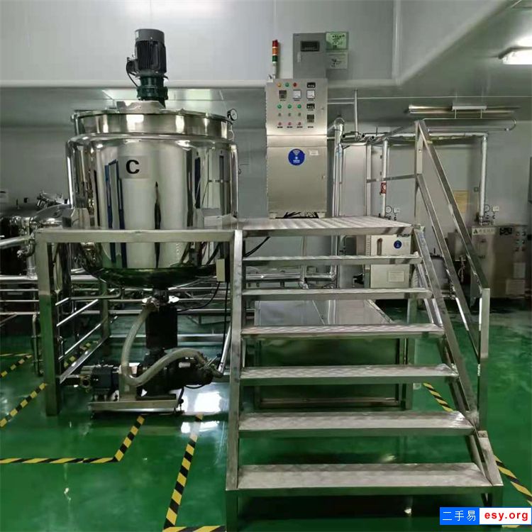 二手真空乳化機(jī) 化妝品乳化機(jī) 30升實(shí)驗(yàn)室乳化機(jī)出售