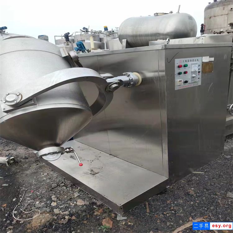 轉(zhuǎn)讓不銹鋼混合機 華碩 二手300型三維混合機