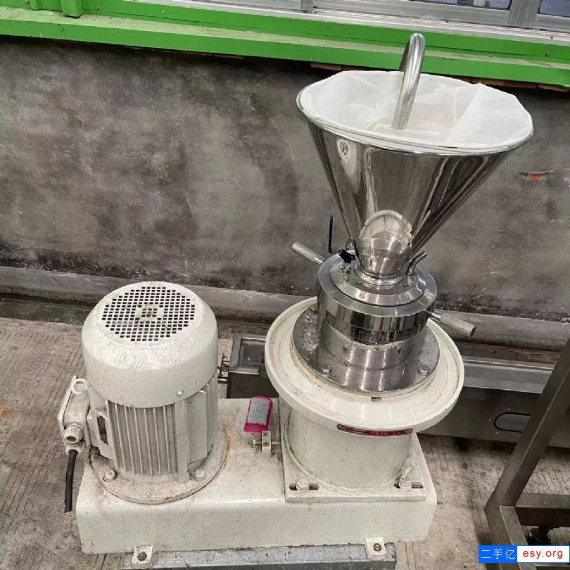 出售二手膠體磨 九成新11KW膠體磨 二手磨漿機