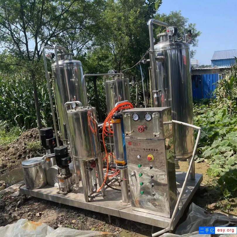 出售二手二氧化碳混合機 3000升碳酸飲料汽水混合機