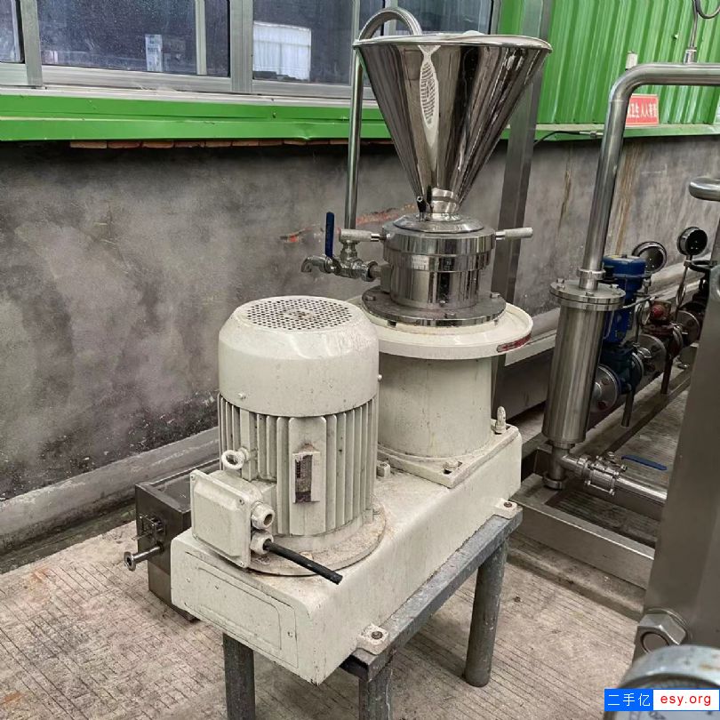 出售二手膠體磨 九成新11KW膠體磨 二手磨漿機