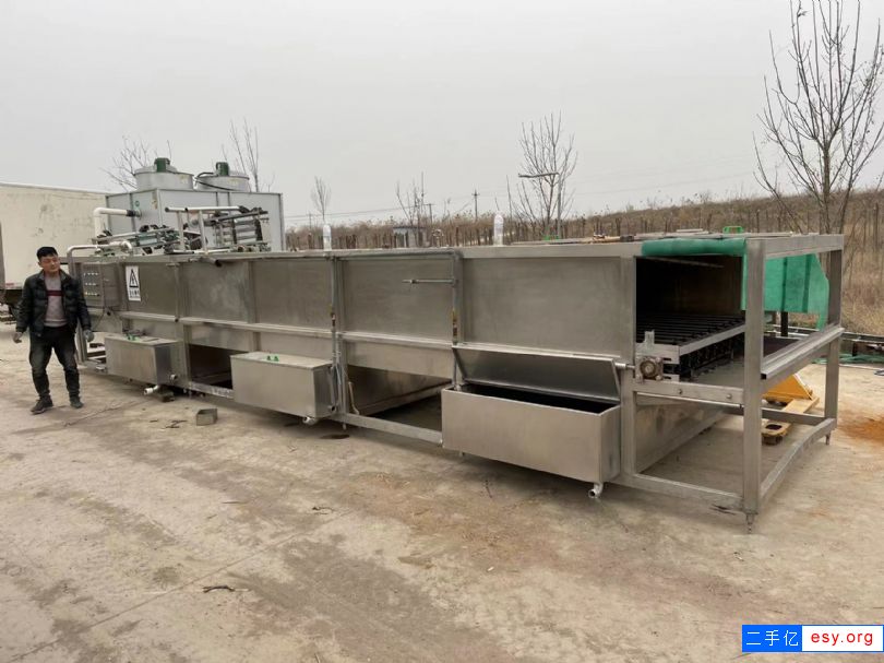 低價出售二手噴淋式殺菌機 九成新倒瓶巴氏殺菌機