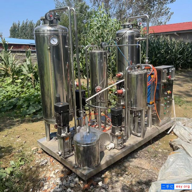 出售二手二氧化碳混合機 3000升碳酸飲料汽水混合機