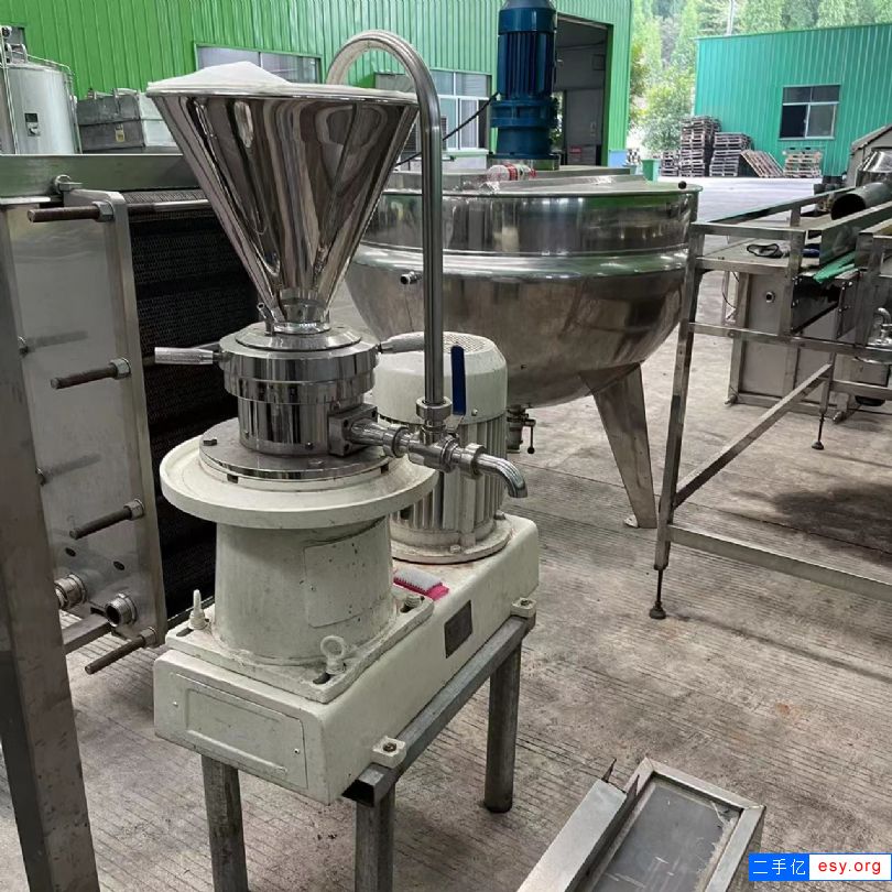 出售二手膠體磨 九成新11KW膠體磨 二手磨漿機