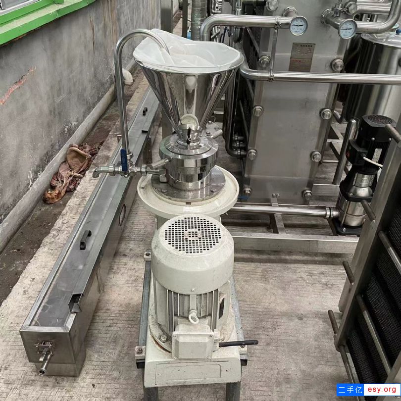 出售二手膠體磨 九成新11KW膠體磨 二手磨漿機