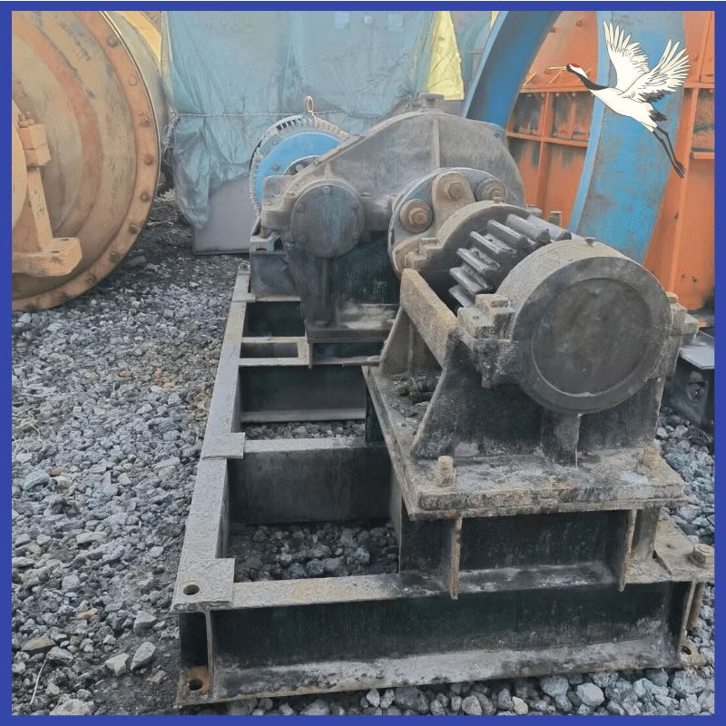 二手1.5x4米双仓干粉球磨机 长钾石粉磨机