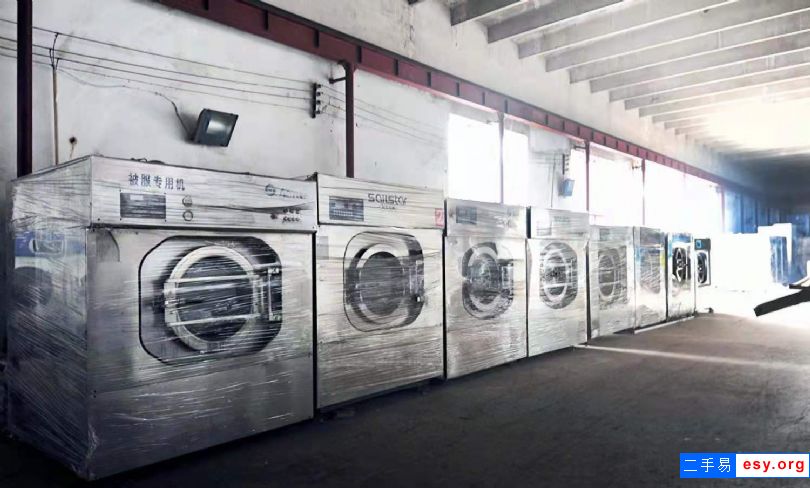 出售二手洗涤设备二手展布机二手高速折叠机烫平机