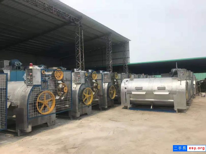 出售二手600磅臥式水洗機二手半自動脫水機二手洗脫機